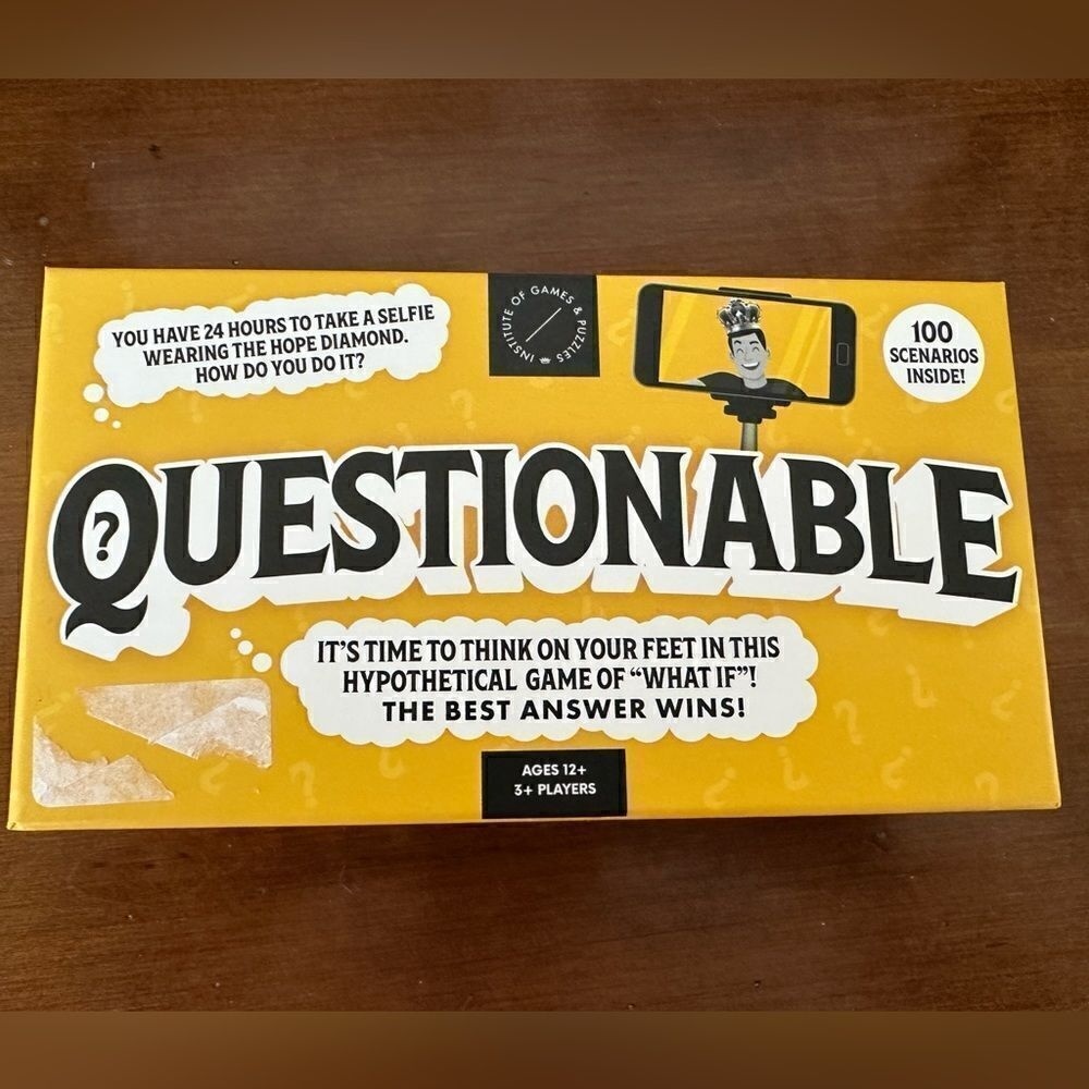 Questionable - Hypothetical Game of What If Board Game - NWT